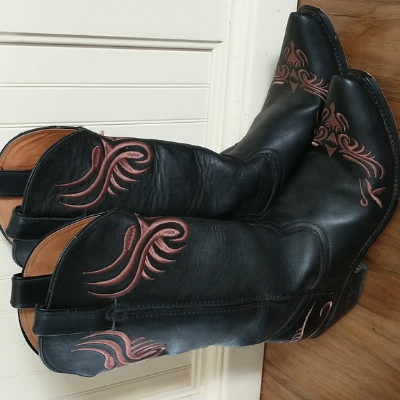 Santa Fe Boot Co. Cowgirl Boots - Picture 1 of 12